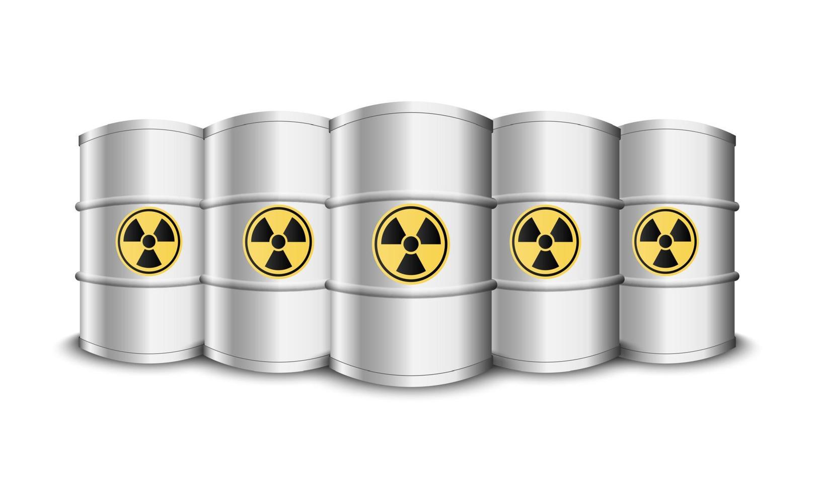 Metal barrels ,oil sign toxic hazard death, illustration vector