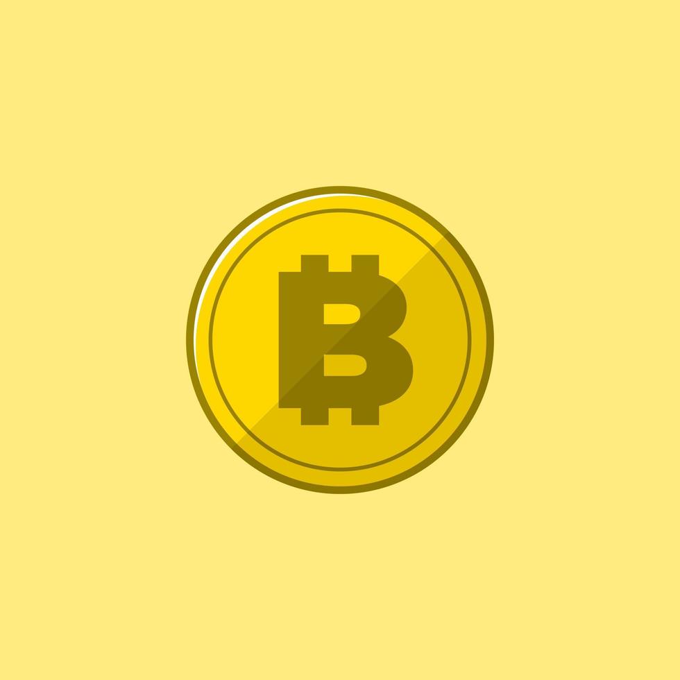 Coin with initial b vector illustration