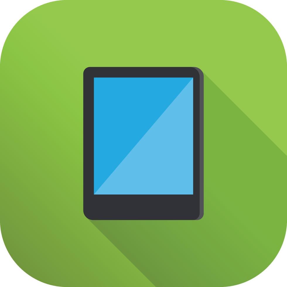 tablet flat icon vector