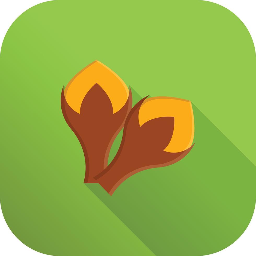 cloves flat icon vector