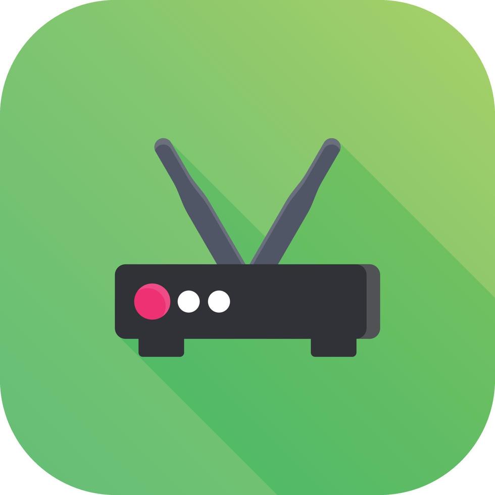 router flat icon vector