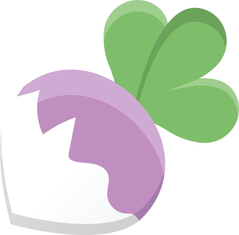 turnip flat icon vector