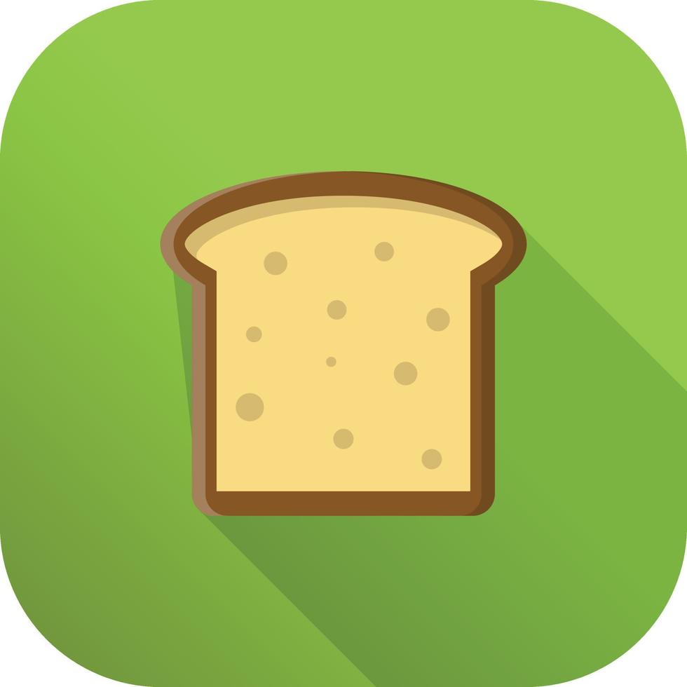 bread flat icon vector