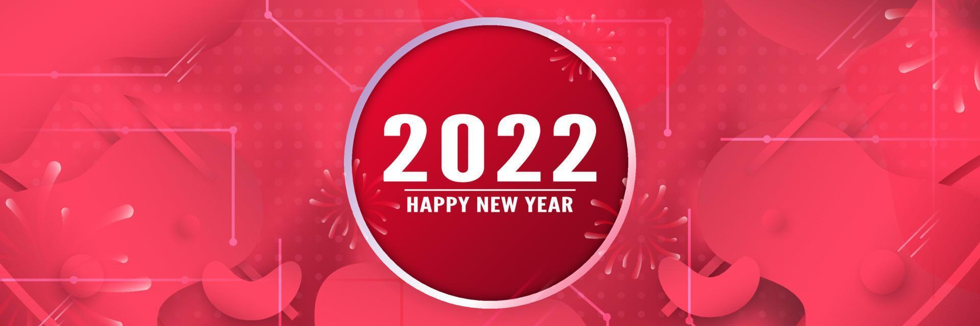 Vector illustration template for celebration of new year 2022. Modern abstract gradient background in liquid and fluid style. Trend design of the world.