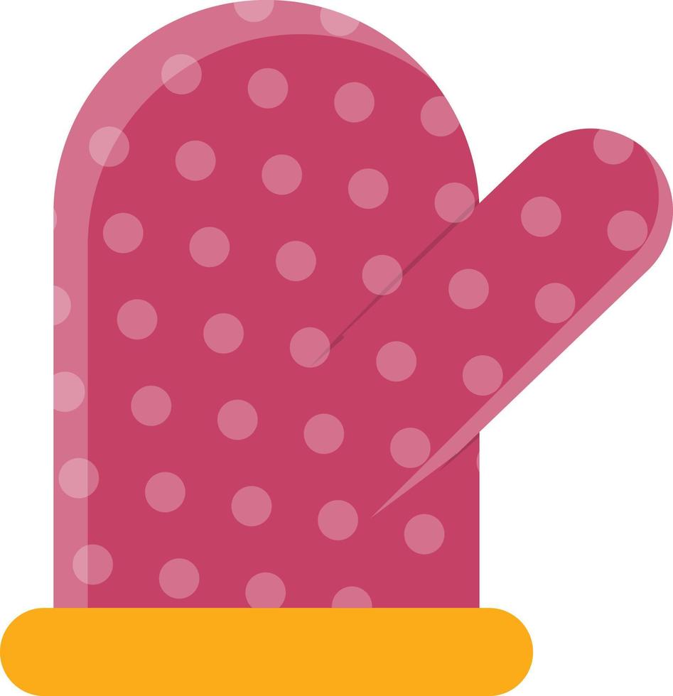 gloves flat icon vector