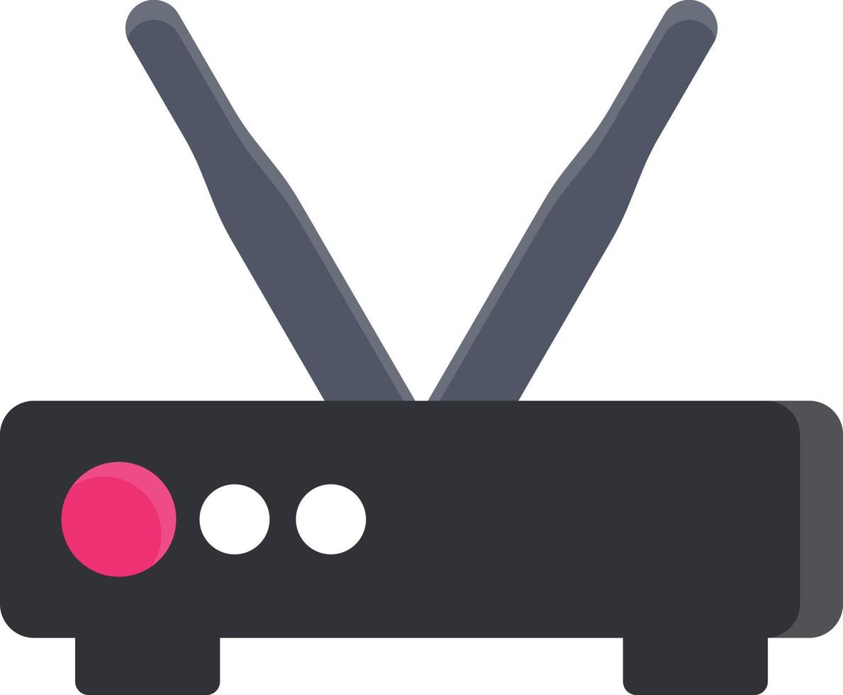 router flat icon vector