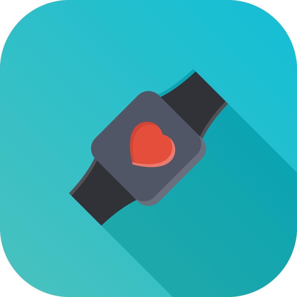 health watch  flat icon vector