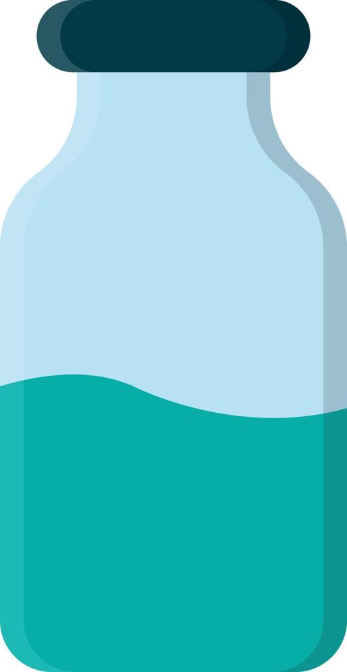 bottle flat icon vector