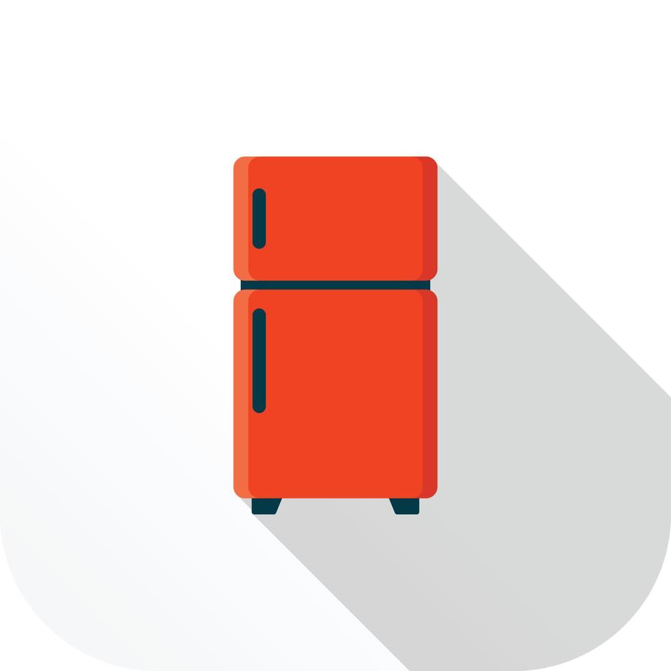 fridge flat icon vector