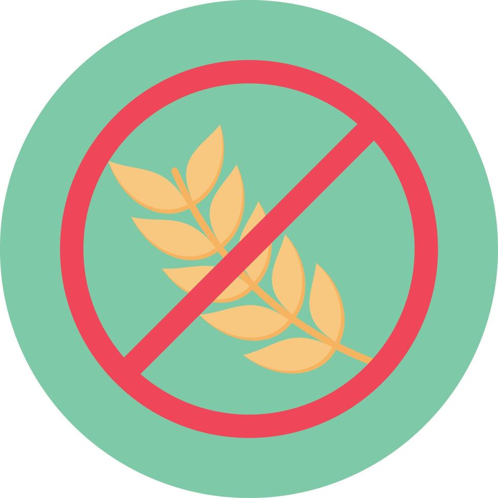 brewery ban circle flat icon vector