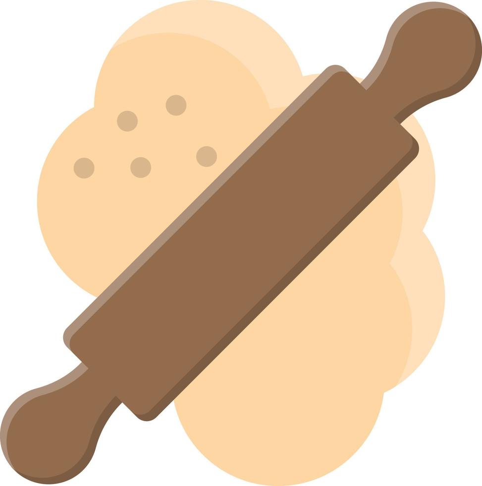 dough flat icon vector