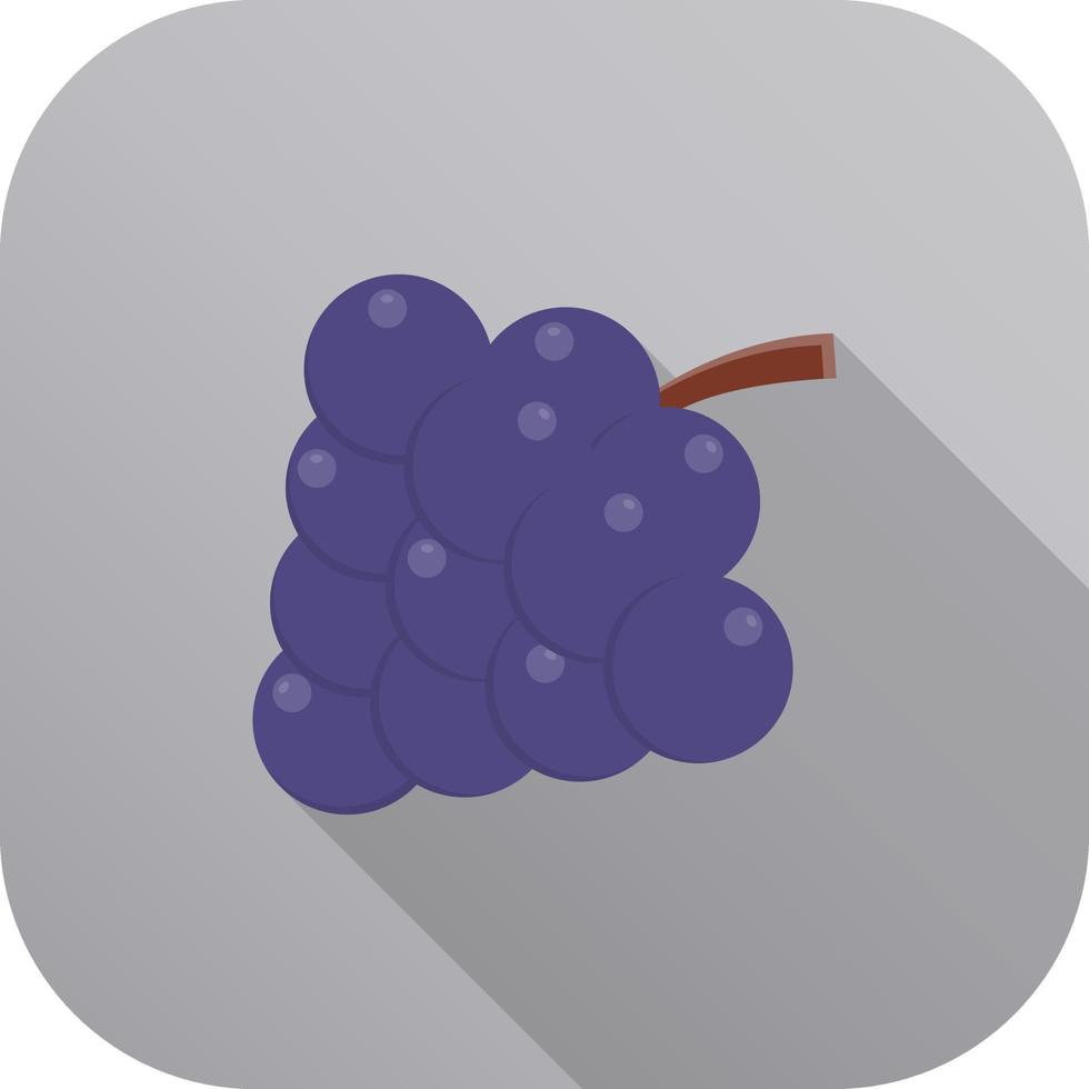 grapes flat icon vector