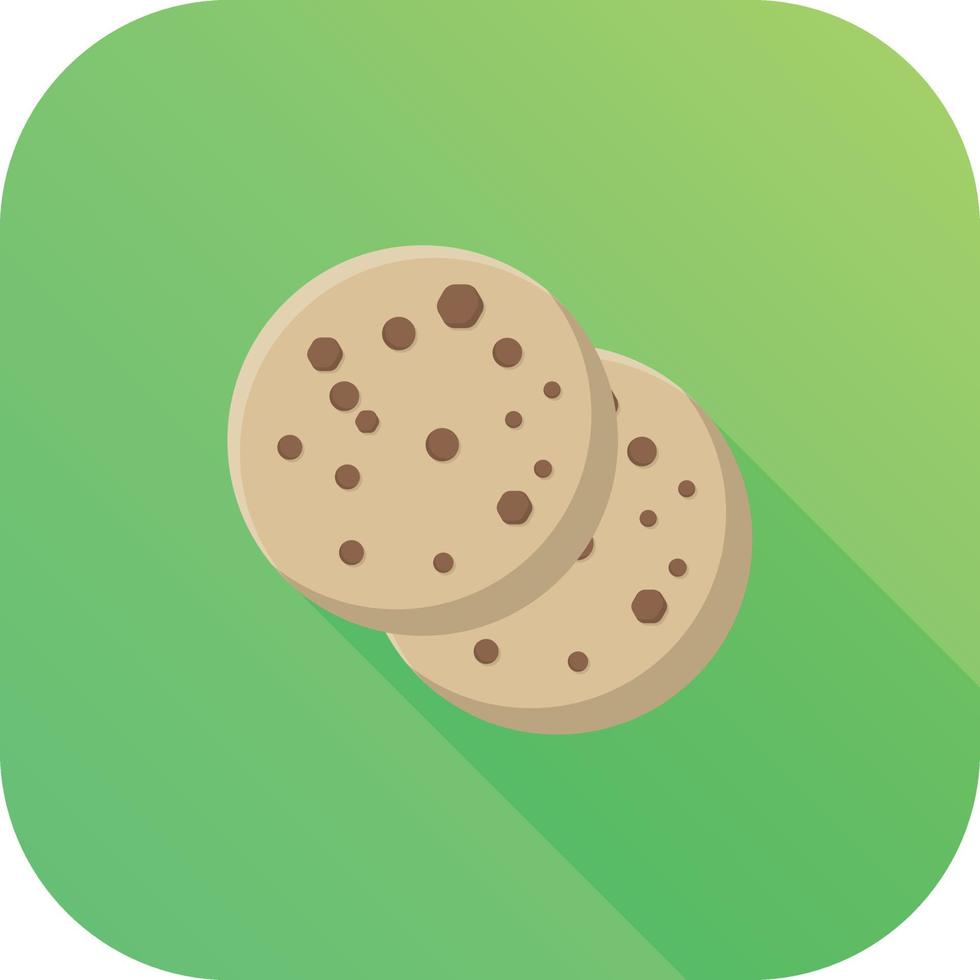 biscuit flat icon vector