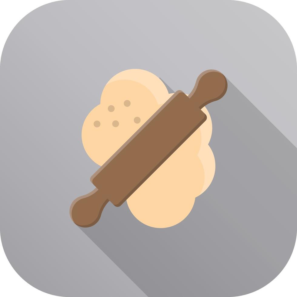 dough flat icon vector
