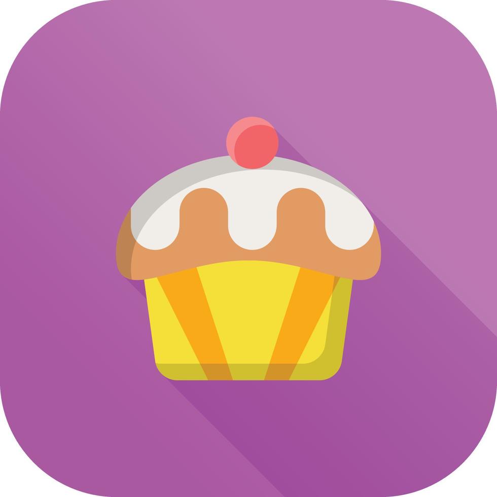 muffin flat icon vector