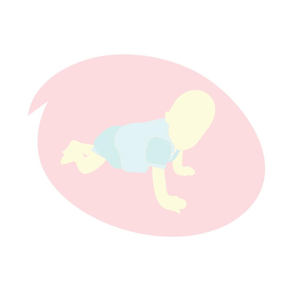 Illustration vector graphic of cute baby 3