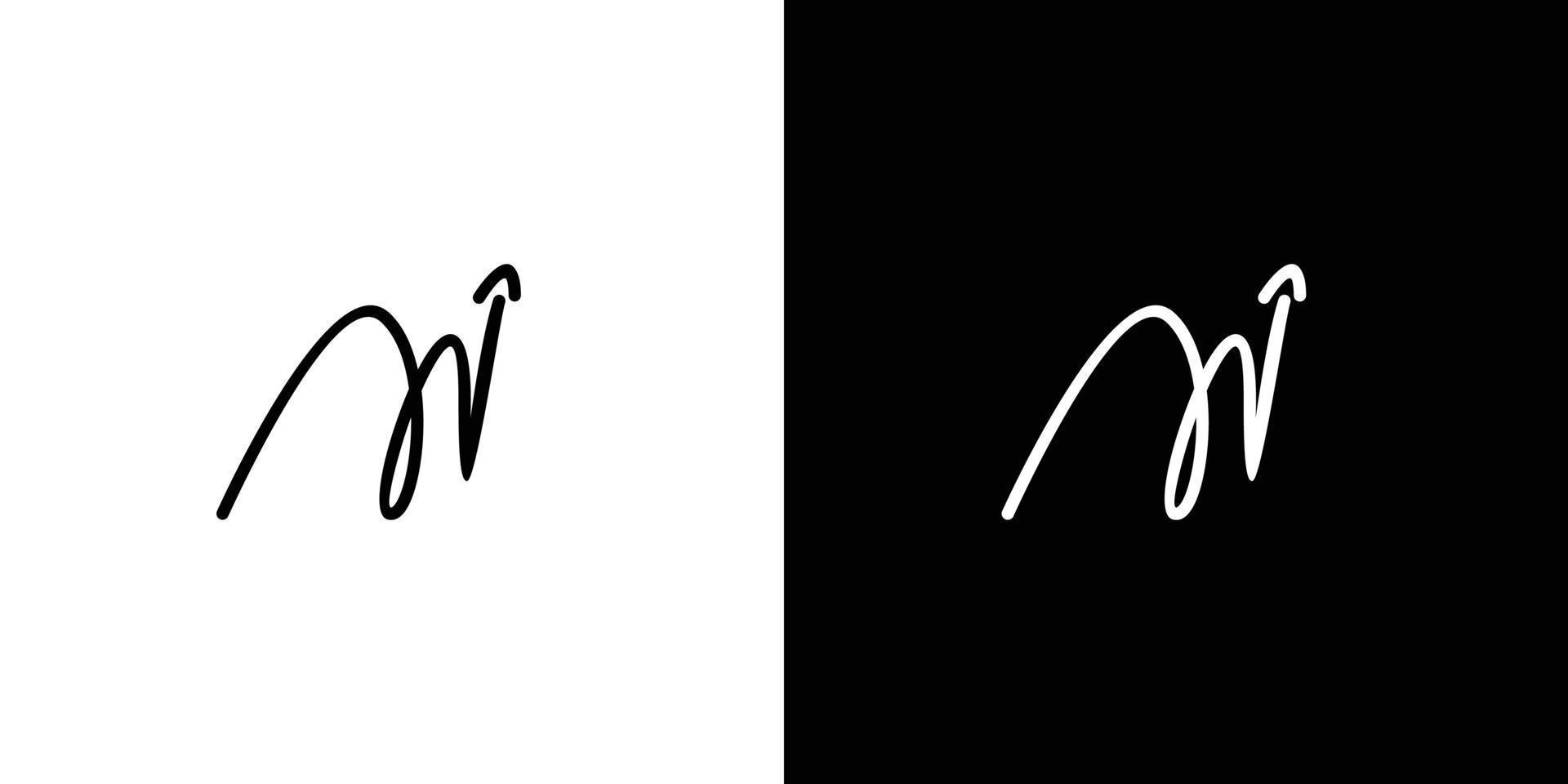 Diseño de logotipo de iniciales de letra m moderno y profesional. vector