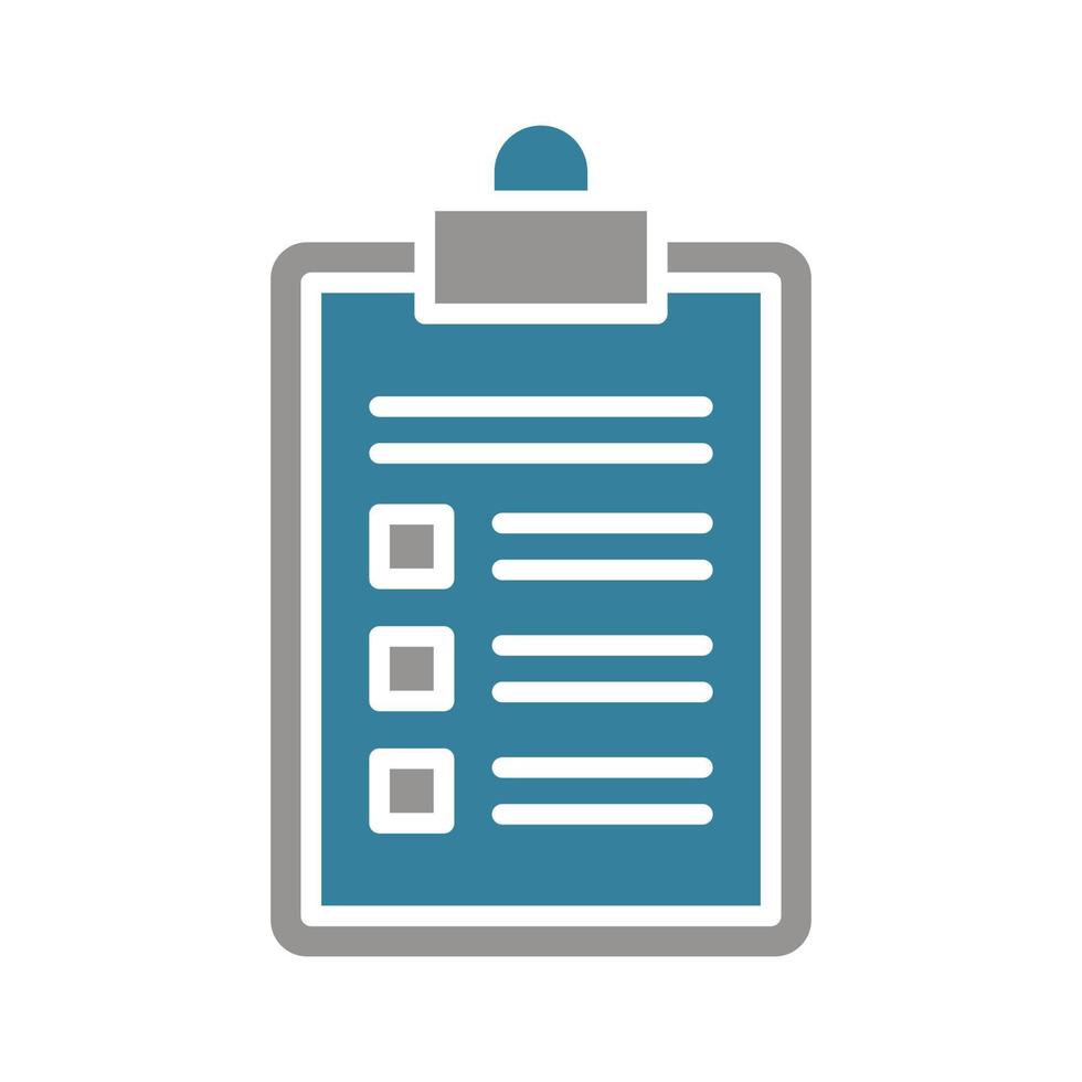 Tasks Glyph Two Color Icon vector