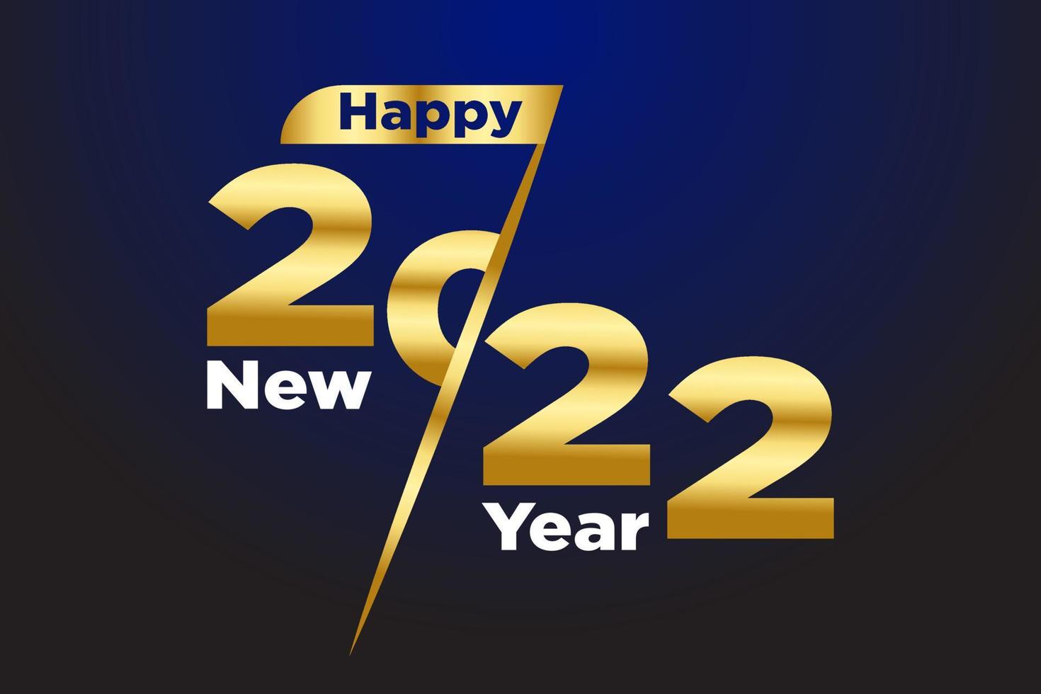 happy new year with beautiful colored text 4699641 Vector Art at Vecteezy