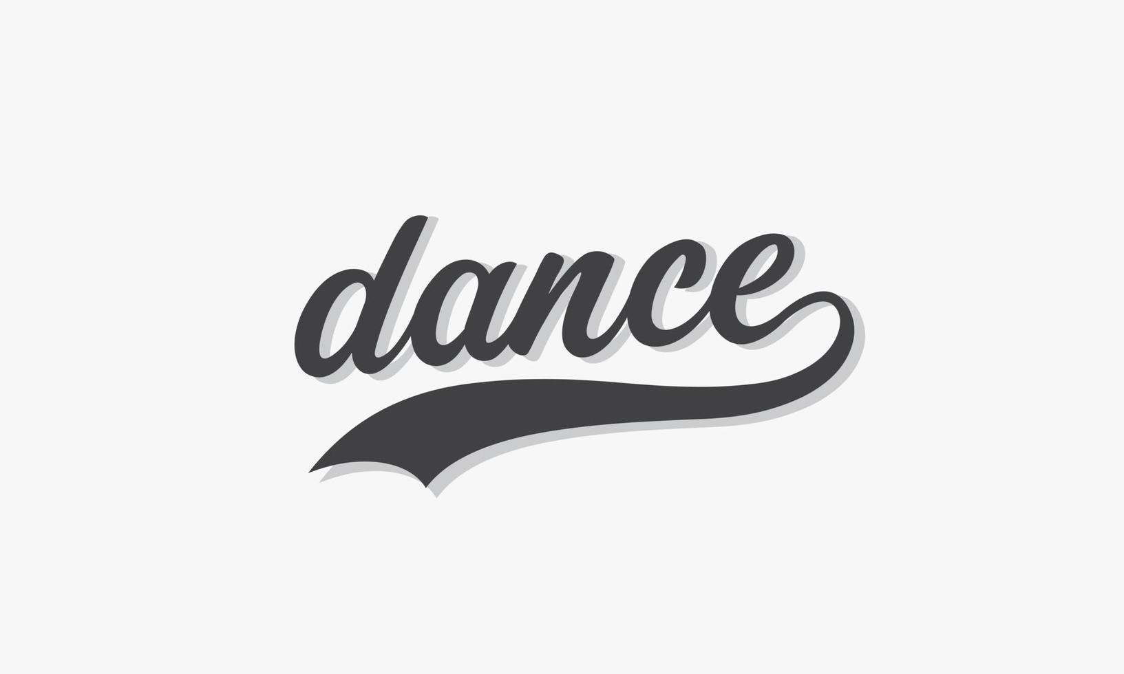 Dance Text Art