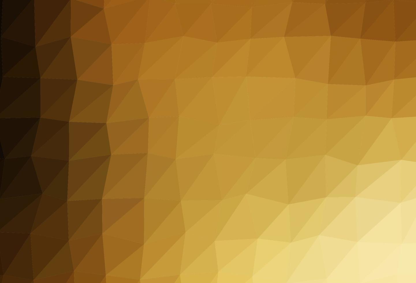 Telón de fondo de mosaico abstracto de vector amarillo oscuro, naranja.