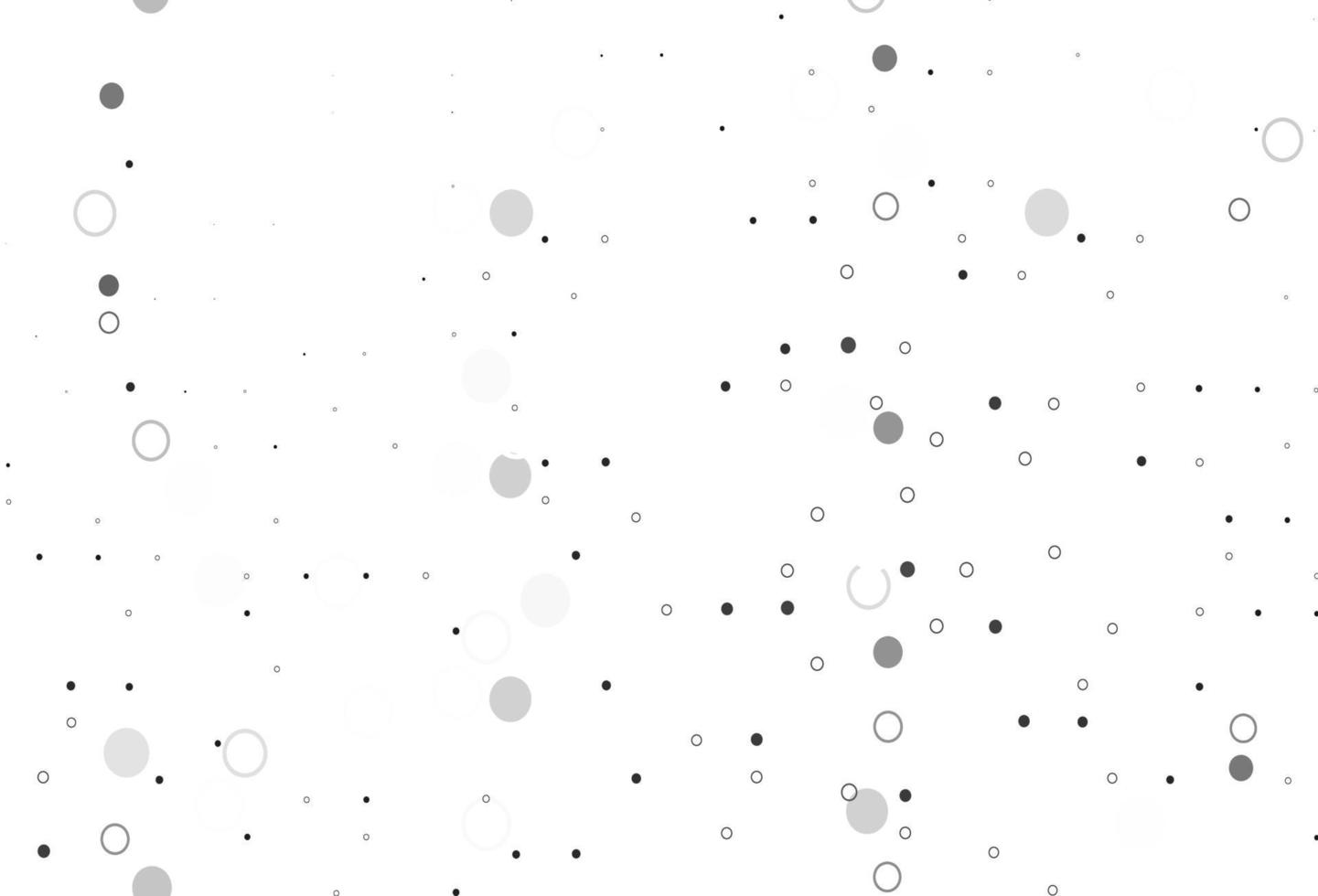 Light Silver, Gray vector cover with spots.