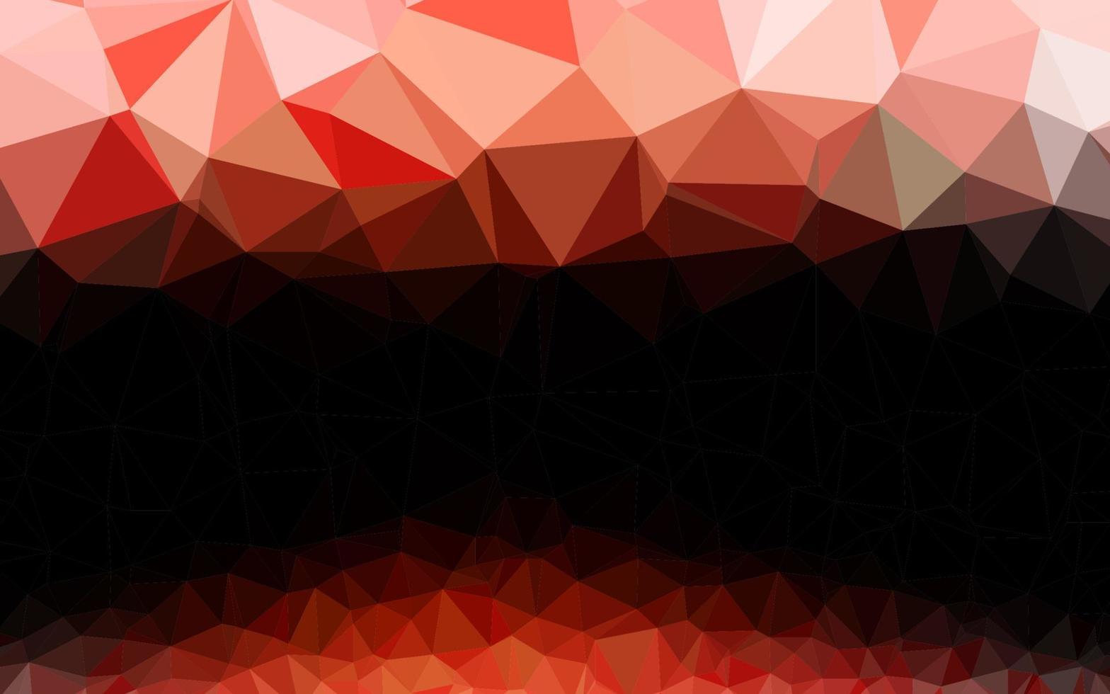 Light Red vector shining triangular template.