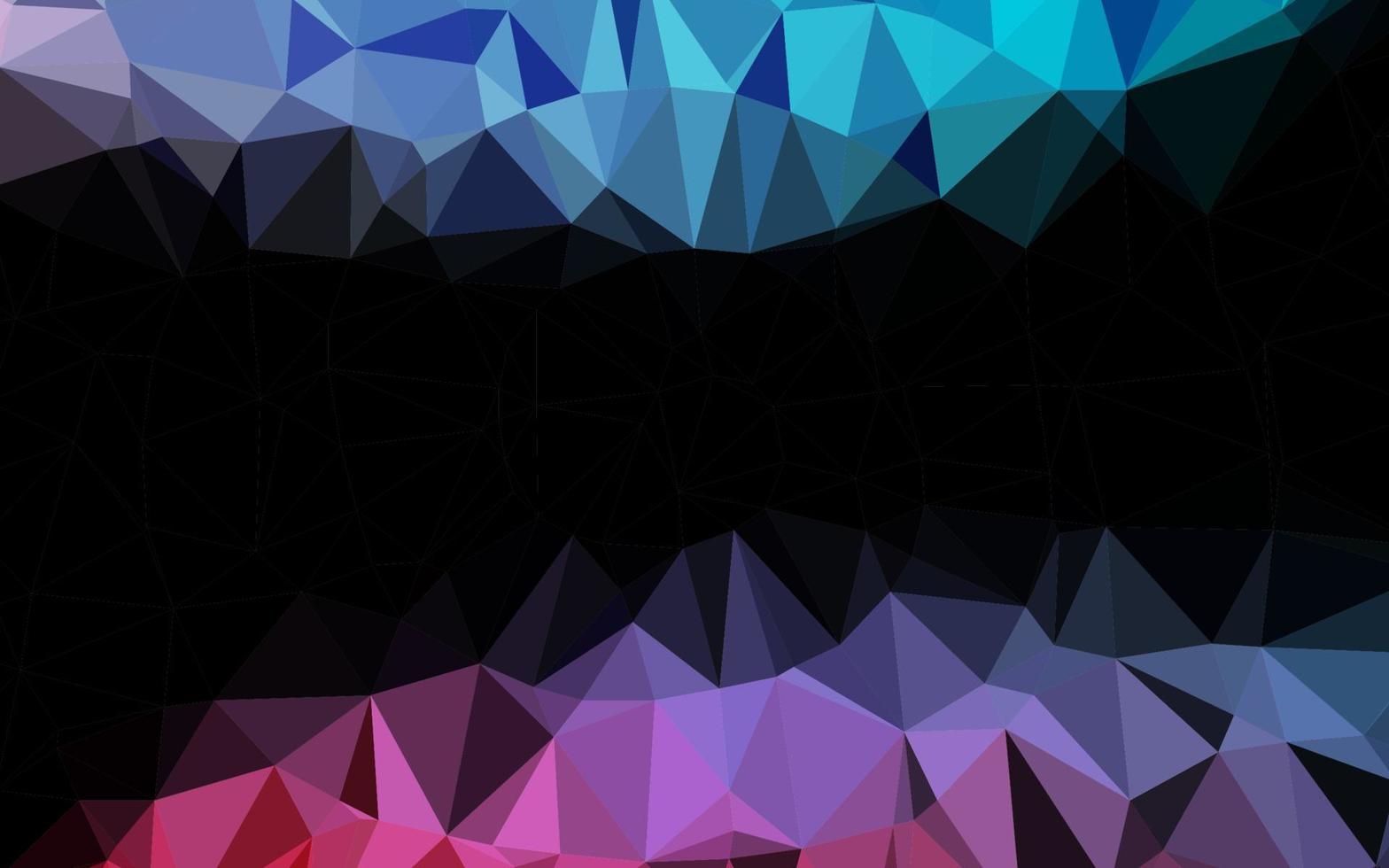 Light Blue, Red vector low poly cover.