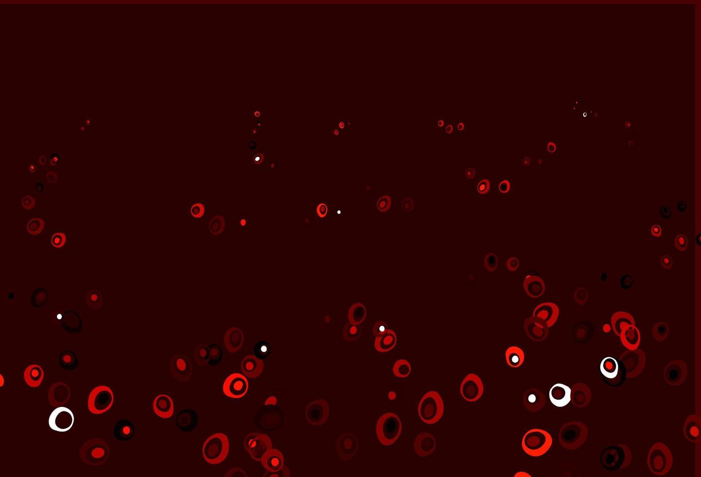 Light Red vector template with circles.