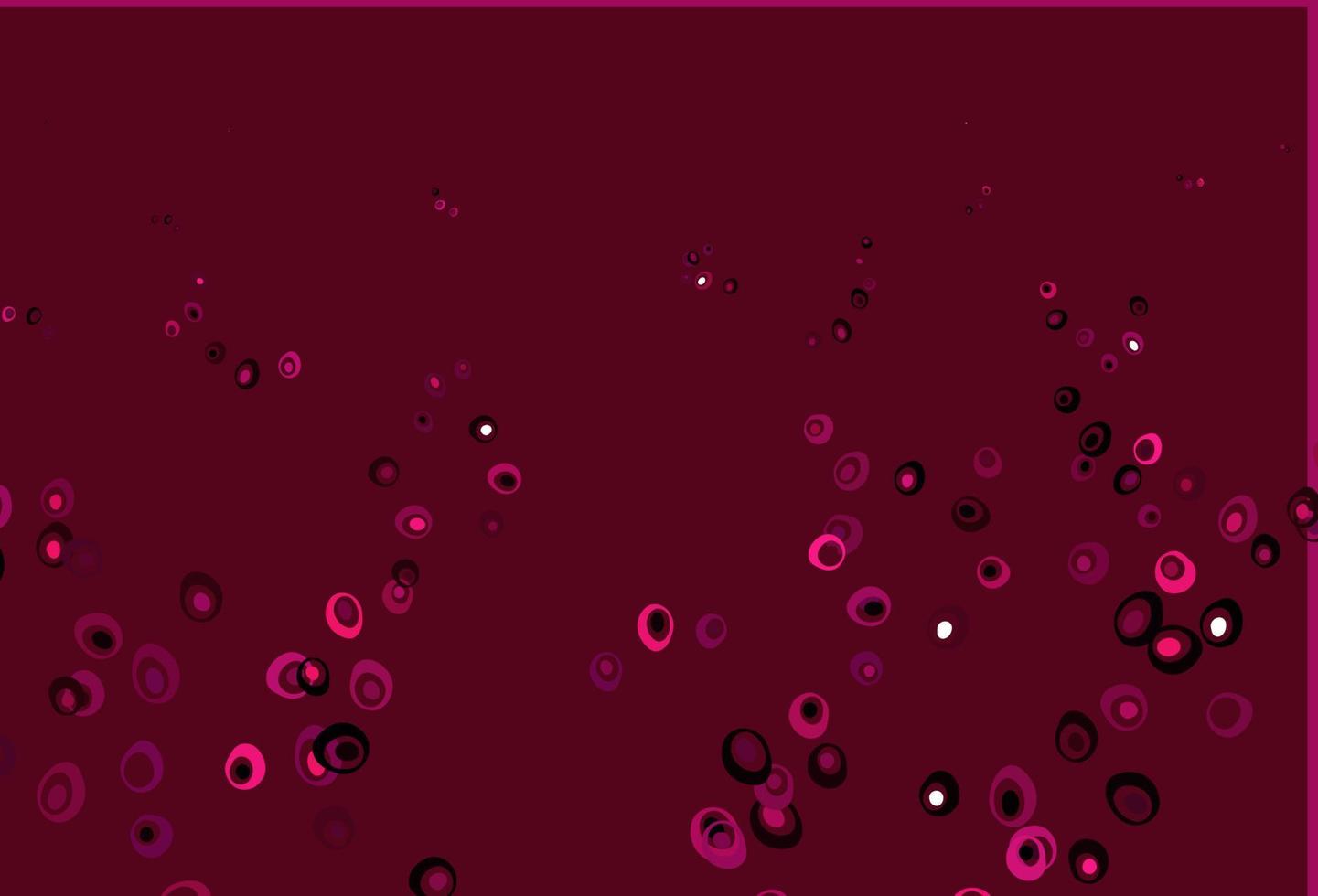 Light Pink vector texture with disks.