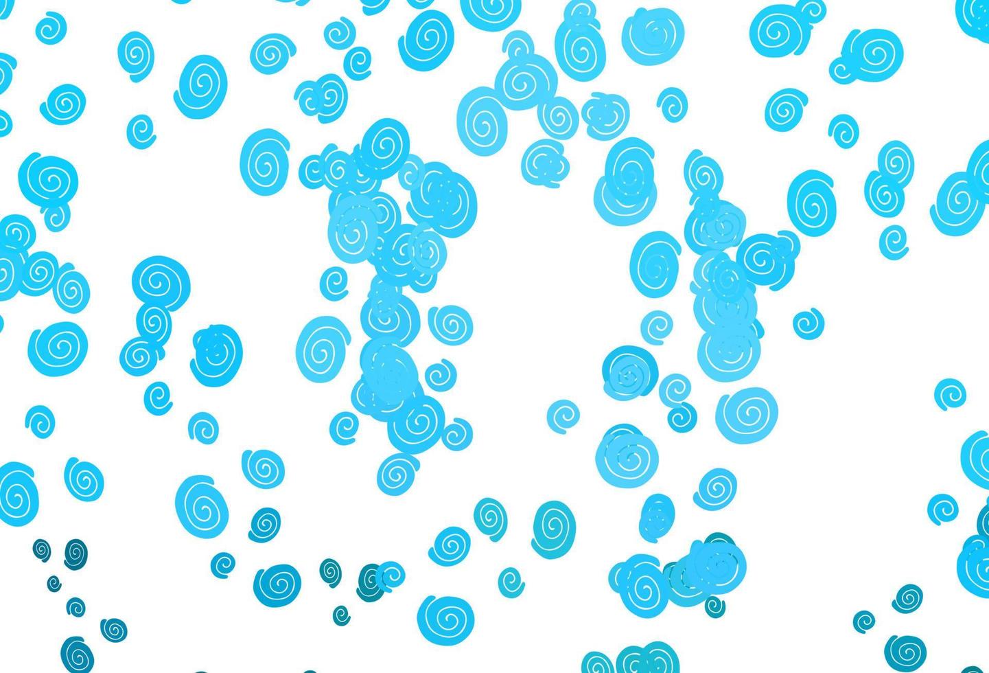 Light BLUE vector background with liquid shapes.