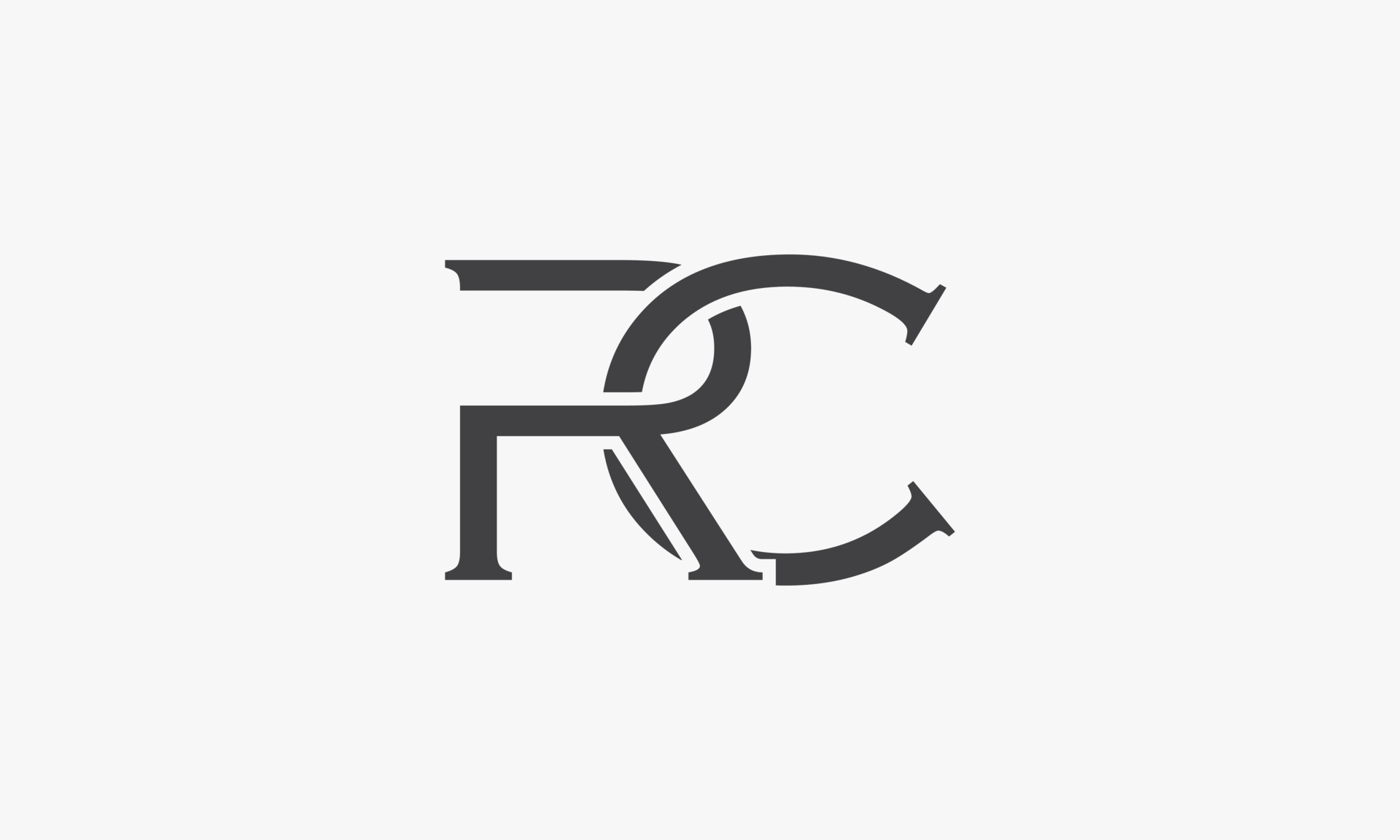 Classic Letter RC Logo Isolated On White Background 4700989 Vector Art classic-letter-rc-logo-isolated-on-white-background-4700989-vector-art