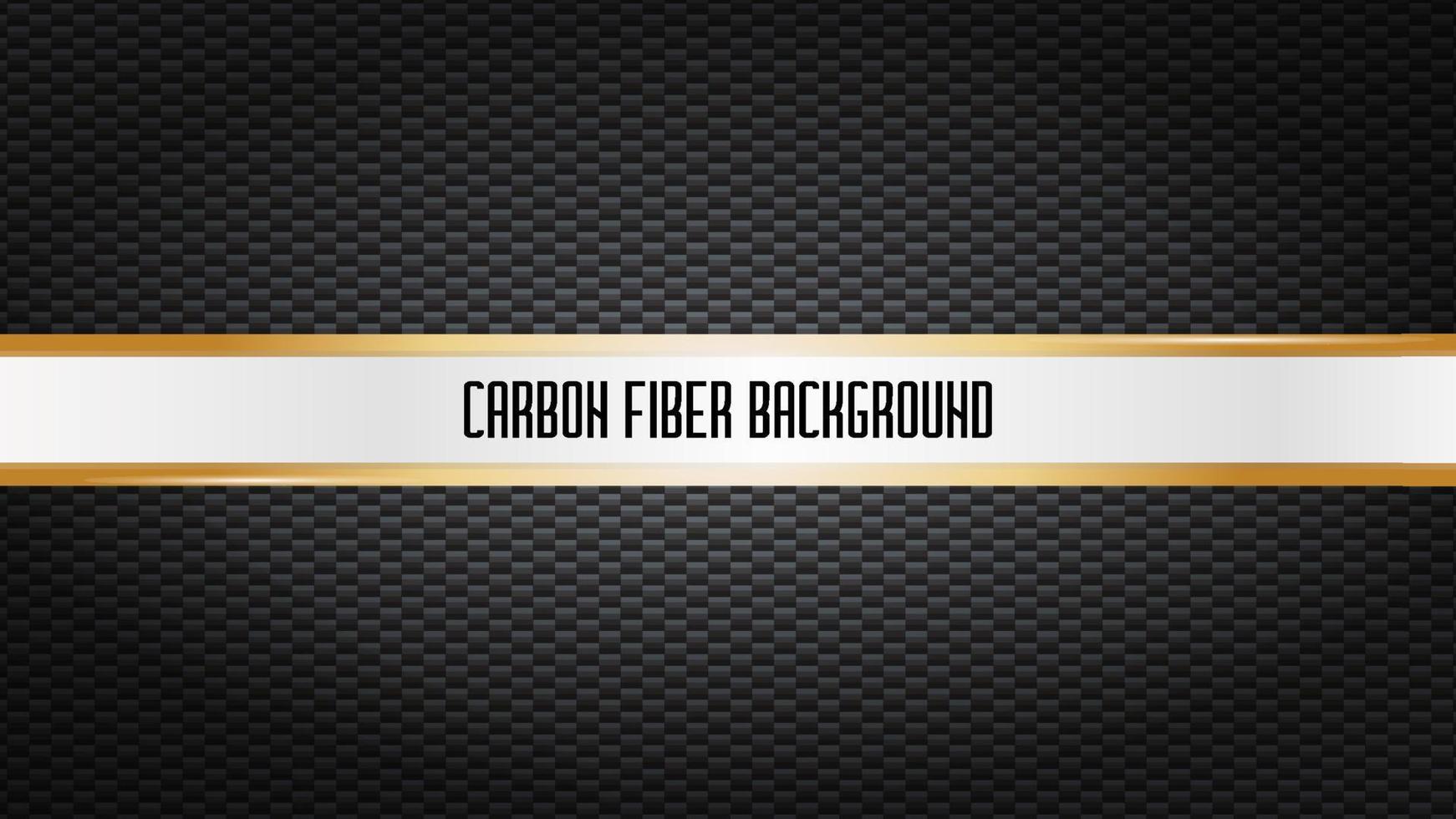 Carbon fiber texture background. Presentation backdrop in vector. Copy space for your text. Futuristic modern looking black carbon with silver thread. vector