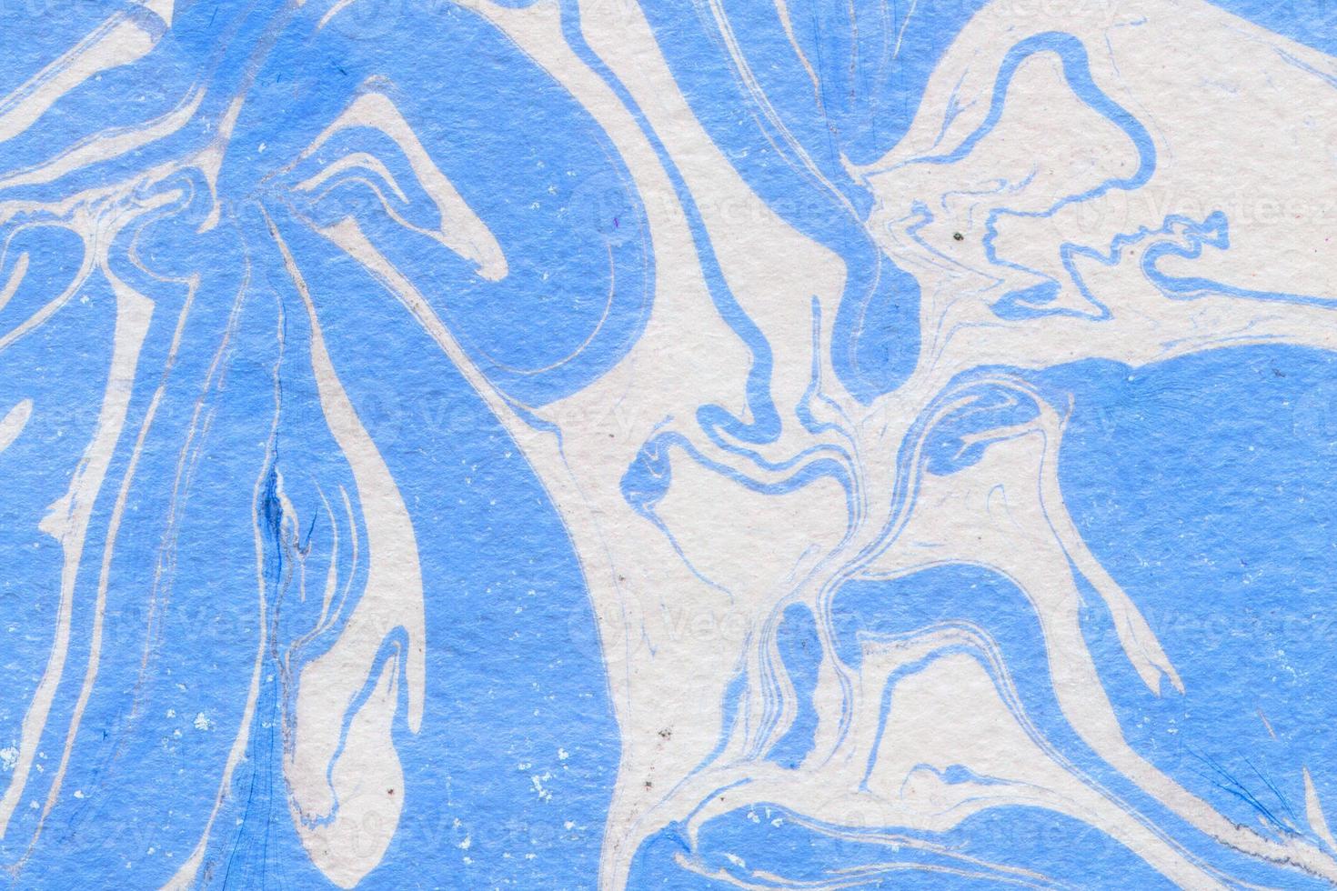 Fondo de tinta abstracta.Texturas de papel de tinta de mármol azul y blanco de invierno sobre fondo blanco de acuarela.Papel tapiz para diseño web y de juegos. foto