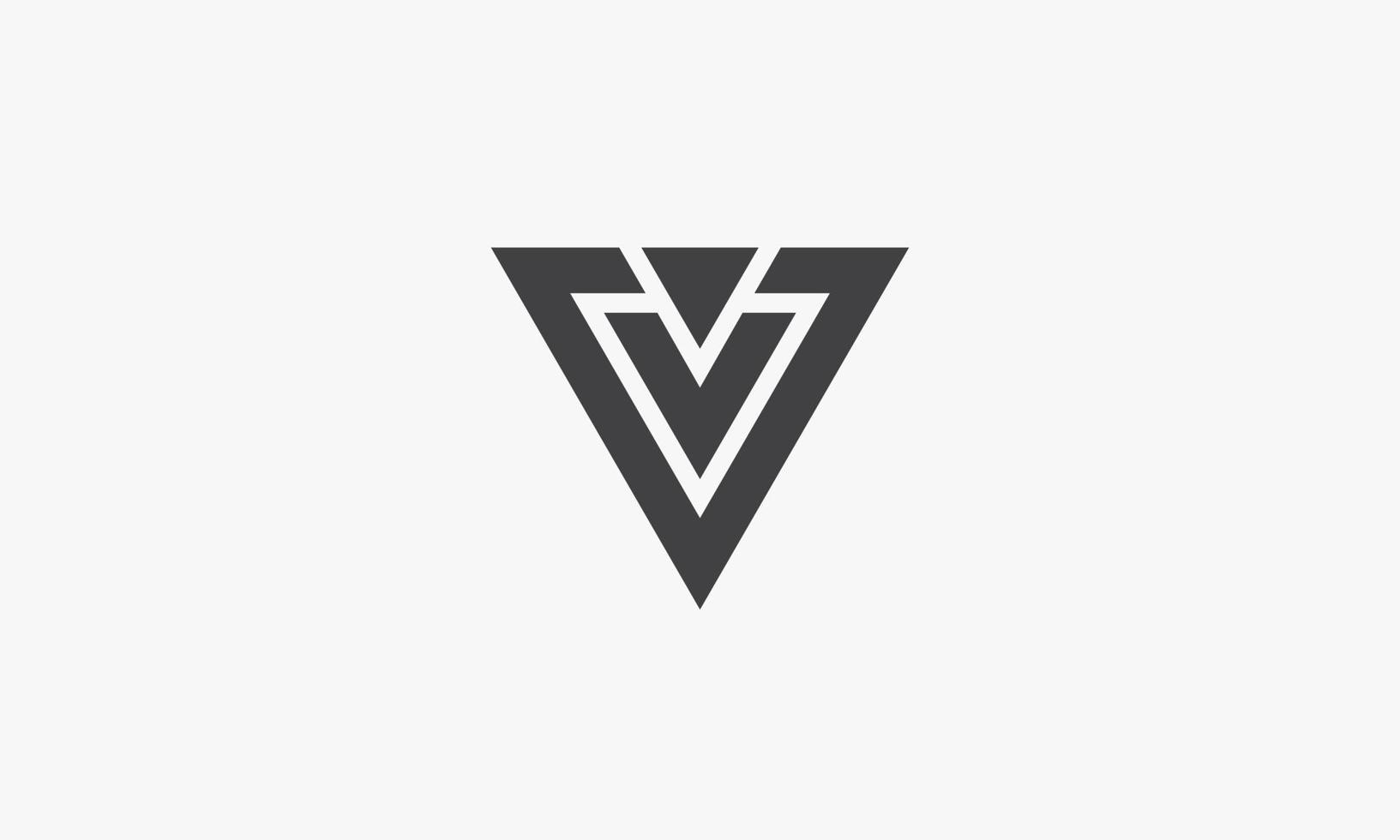 triangle V letter logo concept isolated on white background. 4702836 Vector Art at Vecteezy