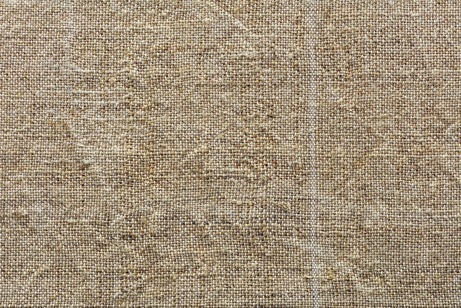 Background and texture of weave of eco-friendly old rough hemp photo
