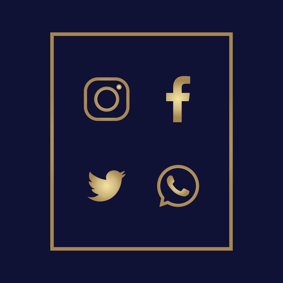 logo icon media social template wallpaper background vector