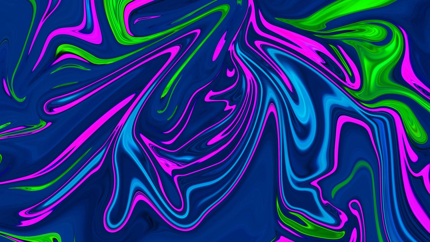 blue and green and purple color mix,abstract multicolored and marble painting, fashion print, natural background design liquid line curve flowing in shiny stripe photo