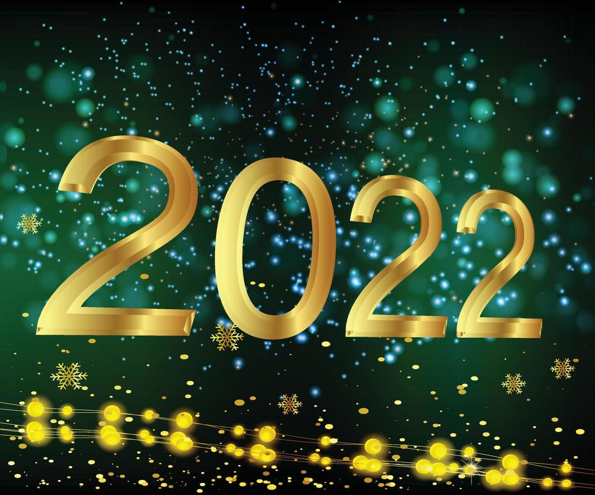 Happy new year 2022 background. vector