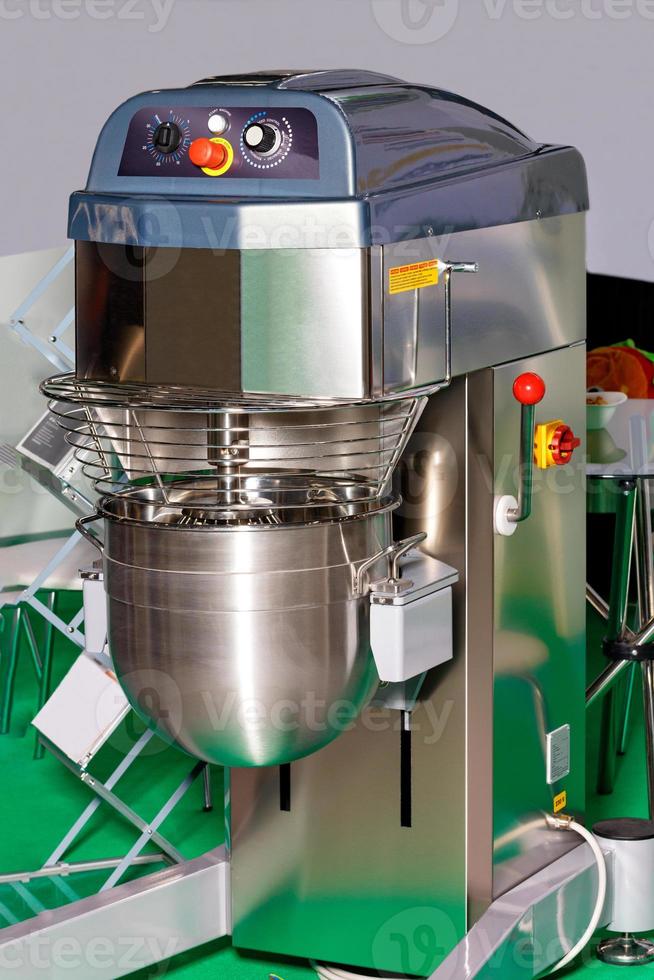 Planetary mixer for high-precision mixing results in food processing. photo