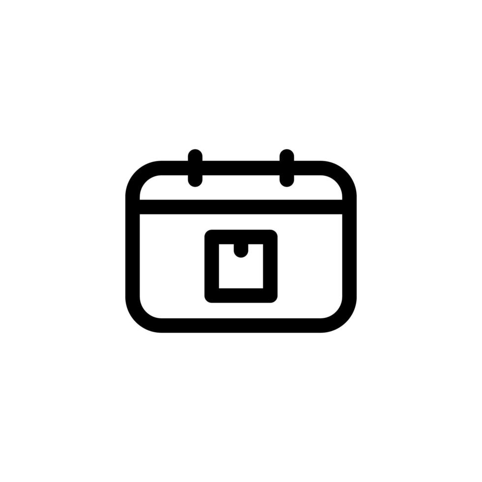 delivery date icon design vector symbol calendar, plan, date, event for ecommerce