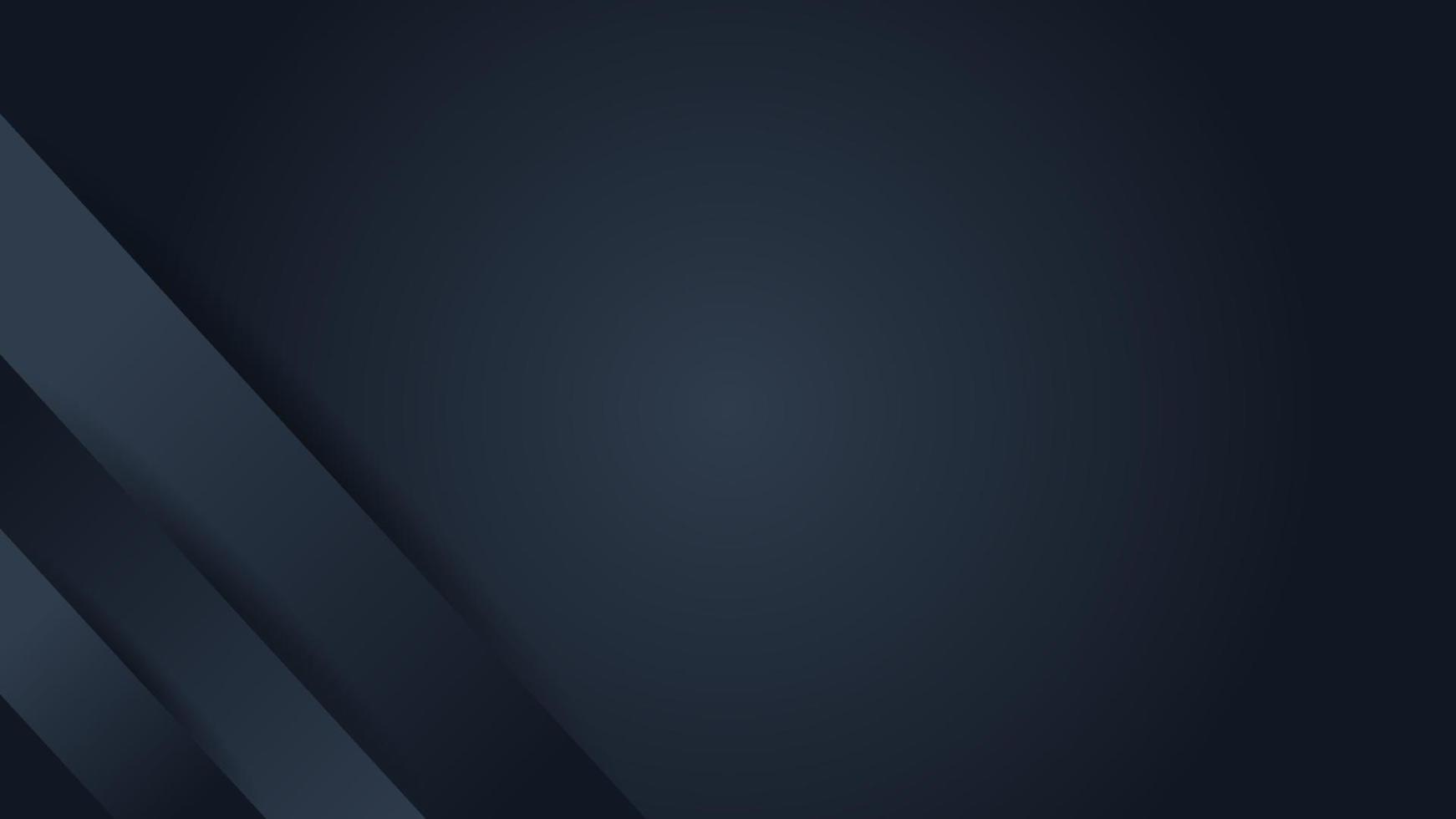 Fondo de banner azul oscuro y moderno de uxury abstracto. vector de ilustración