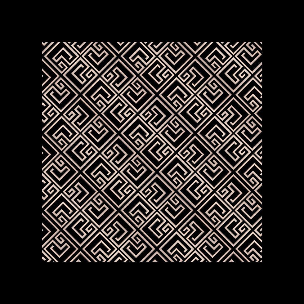Golden texture. Seamless ethnic geometric pattern. Black background. Vector seamless pattern. Abstract geometric lines pattern.