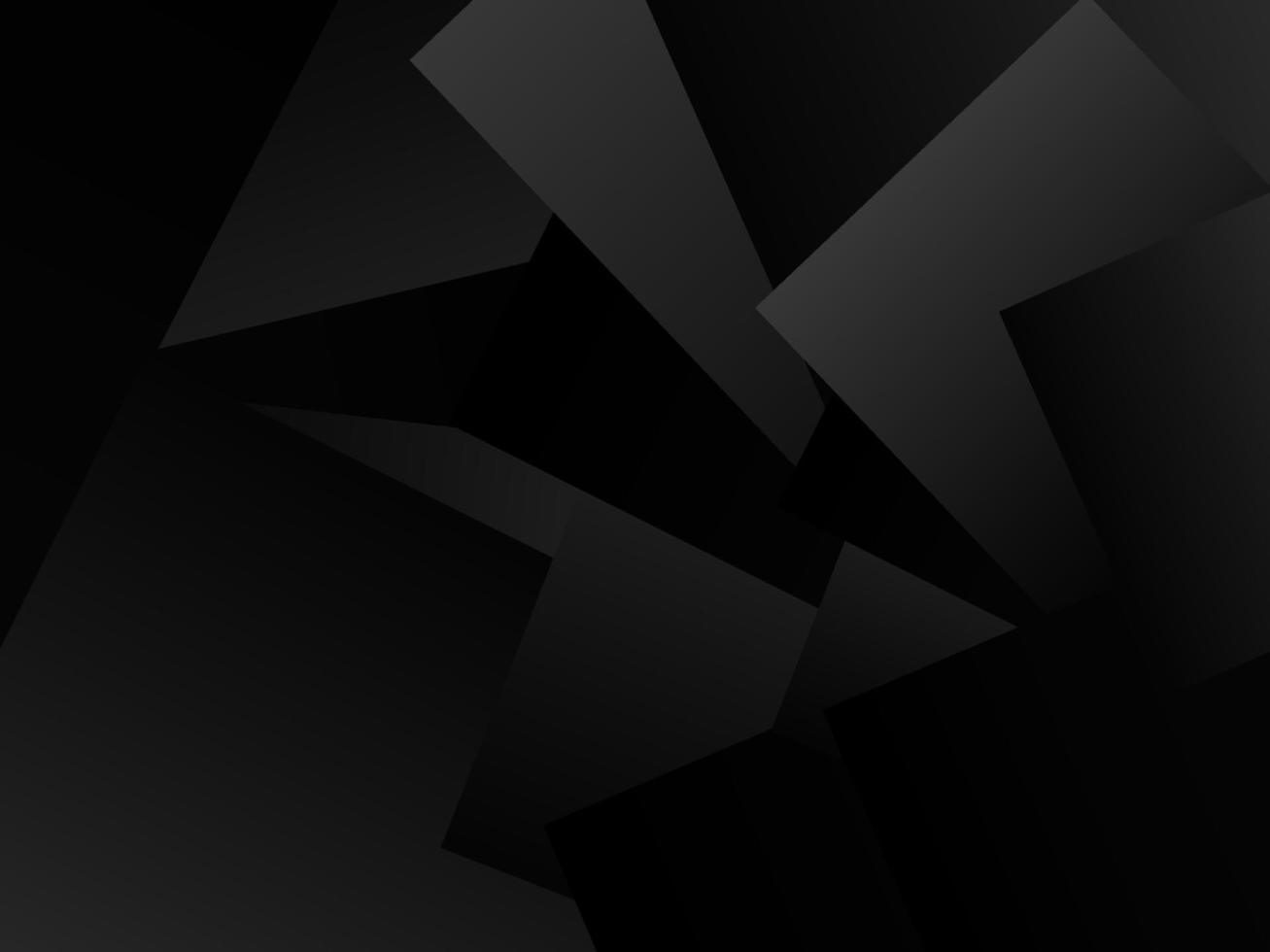 Dark geometric black abstract background elegent design pattern vector