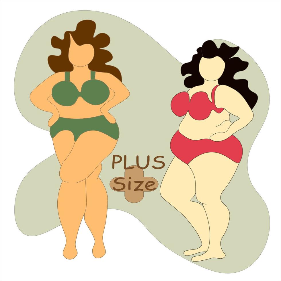 Plus Size Model Vector Art, Icons, and Graphics for Free Download