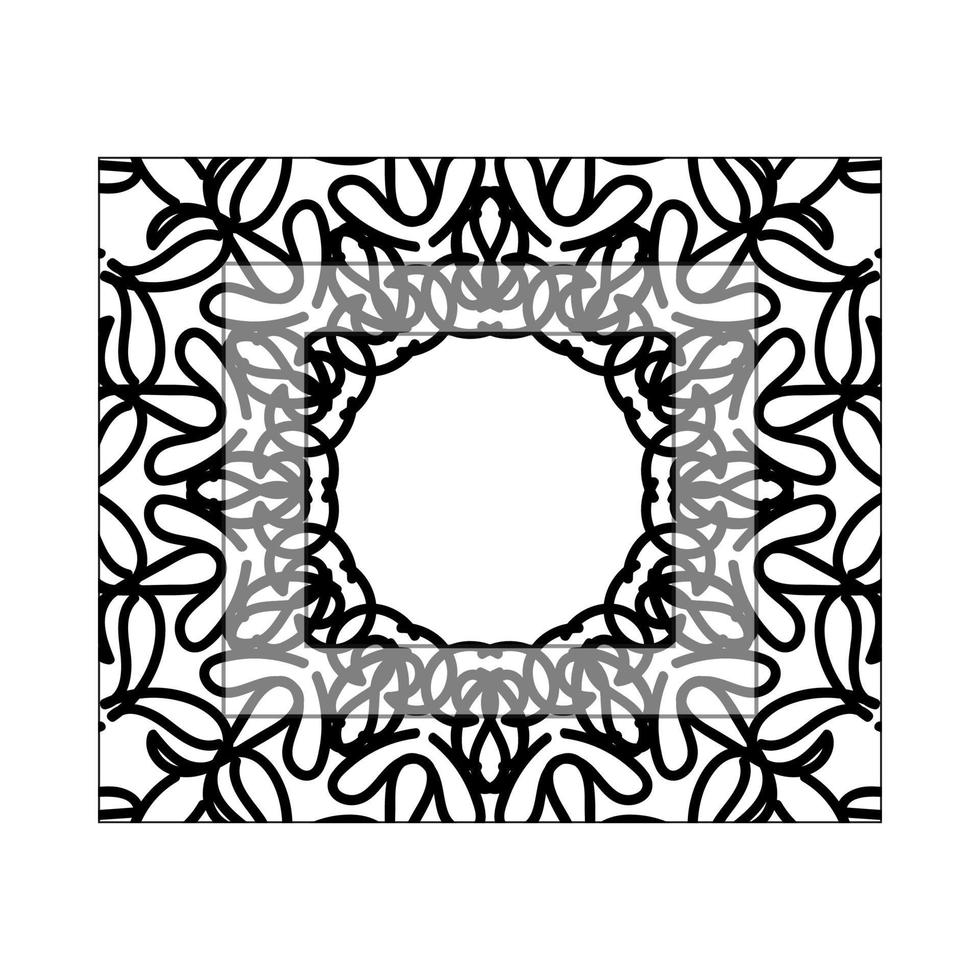decorative concept abstract mandala illustration vector