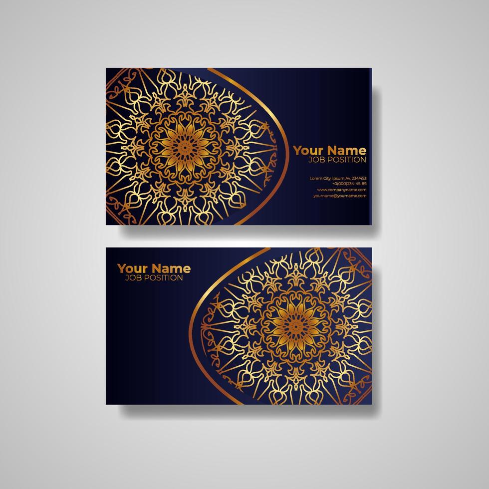 Business Card. Vintage decorative elements. Ornamental floral business cards, oriental pattern, vector illustration. Islam, Arabic, Indian, turkish, pakistan, chinese, ottoman motifs.