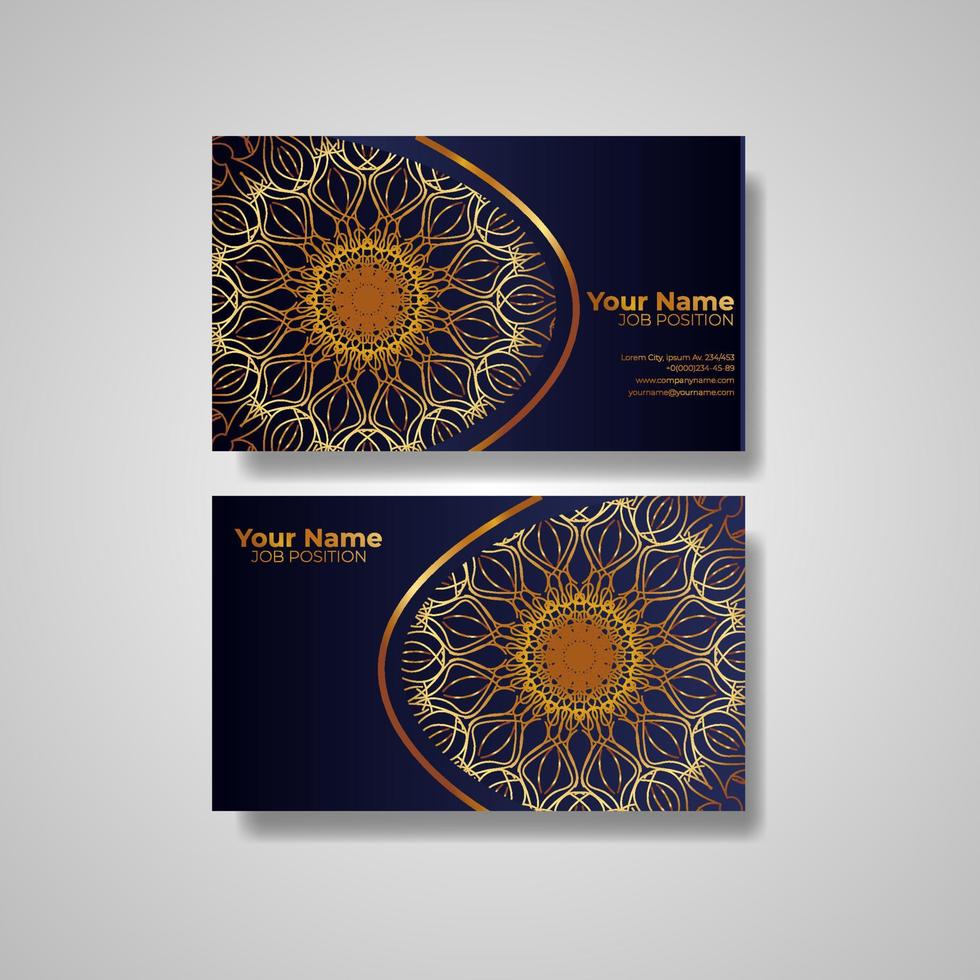 Business Card. Vintage decorative elements. Ornamental floral business cards, oriental pattern, vector illustration. Islam, Arabic, Indian, turkish, pakistan, chinese, ottoman motifs.