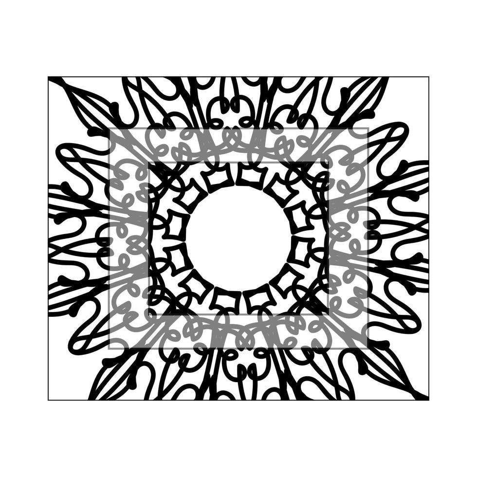 decorative concept abstract mandala illustration vector
