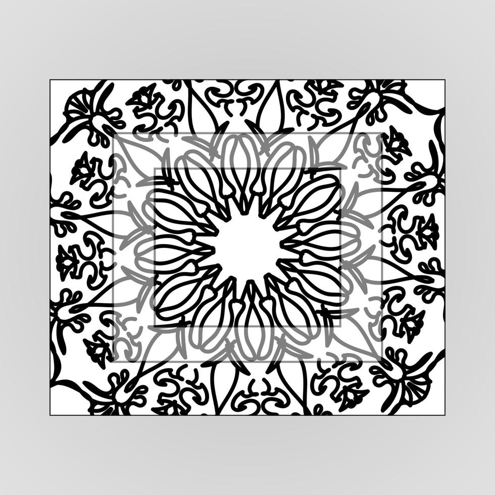 Mandala vector element round ornament decoration